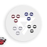 KUTOOK MAZDA2 マツダ2 デミオ CX-3 ロードスター エアコンダイヤルカバー コンソールダイヤルリング