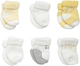Carter's（カーターズ） :: 6-Pack Ribbed Socks ソックス 靴下 :: 0-3 months :: 0-3ヶ月