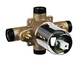 Aqua真鍮1 / 2 " PressuredバランスバルブW /ボリュームコントロール40255bnつや消しニッケル