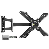 FORGING MOUNT 壁掛けテレビ金具 26-60インチ対応 フルモーション式 tv壁掛け金具コーナー対応 耐荷重35kg 38CMアーム 前後＆左右&上下多角度調節 VESA最大対応400x400mm 水平器、ケーブルタイ付き