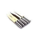 SHINA 20° 0.2mm チップ チタンコーティング カーバイド 基板 彫刻 ビット CNC ルータ ツール 5pcs