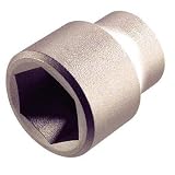Ampco Safety Tools SS-3/8D15/16 Socket, Standard, Non-Sparking, Non-Magnetic, Corrosion Resistant, 3