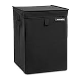 ブラバンシア ランドリーボックス 折りたたみ式 35L ブラック 10930-0