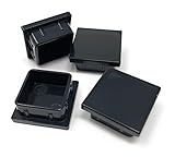 ライトキャップ 鉄角パイプ 1.6mm x 25mm x 25mm用 エンドキャップ 4個入り (25x25-4個入)