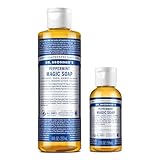 ドクターブロナー マジックソープ ペパーミントセット 237ml+59ml 爽快なミントの香り ボディソープ マルチソープ オーガニック