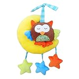 音の出る お出かけ トイ ストローラー ベビーカー ドライブ 用 装飾おもちゃ 知育玩具 おもちゃ 出産祝い hibote フクロウ