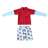 SwimZip (スイムジップ) ラッシュガード水着セット Crabby Pants (5T)