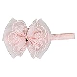 【二つセット】2015年新品♪赤ちゃんもオシャレに♪ ベビー キッズ ヘアバンド レース　可愛いお花 (A)