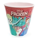 アナと雪の女王　メラミンカップ3 アナ＆エルサ＆オラフ（ピンク）