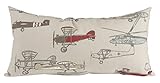 Glenna Jean Fly-By Pillow, Rectangle Airplane Print by Glenna Jean