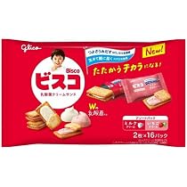 Amazon.co.jp: 江崎グリコ ビスコ 大袋 アソートパック 32枚×16袋(8×2