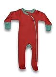 Cat & Dogma Certified Organic Baby Clothing – Footie US サイズ: M カラー: レッド