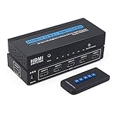 【2020最新版】HDMI切替器 5入力 1出力【2MのHDMi2.0ケーブル付き】HDMI分配器 HDMI2.0 HDCP2.2対応 HD