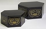 ハセガワ仏壇 仏像台 六角 (中) 黒色 プラスチック製 [ 仏壇用仏具/仏像置台 ]