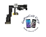 Goprocell(TM) Replacement Proximity Sensor Light Motion Flex Cable with Front Face Camera for Iphone