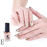 anshintoメタルカラーミラーネイルポリッシュメッキ貼り付けNail Polishギフトfor your girlfriend One Size ブラック