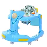 AORTD ベビーシ ベビーウォーカー 歩行器 消音キャスター 7ヶ月 音楽プレイヤー機能付 折りたたみ式歩行器