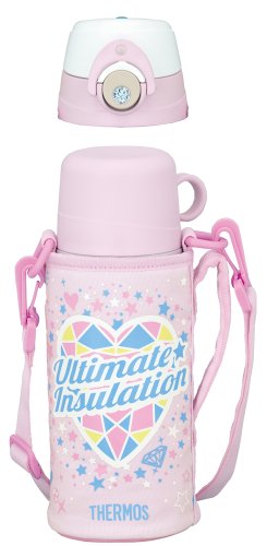 サーモス 真空断熱2WAYボトル 0.6L ピンクホワイト FFG-601WF PKW