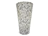 It's Exciting Lighting Lighting 002723G Battery Operated Vivid Series Zebra Conical LED Indoor/Outdo