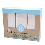 Charlie Banana 10 Reusable Organic Cotton Wipes by Charlie Banana