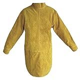 k-outdoor 防護服 溶接用エプロン 牛革 保護 断熱 耐熱 耐磨耗 電気溶接 高熱作業 火傷防止