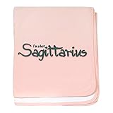 CafePress – ホットSagittarius – スーパーソフトベビー毛布、新生児おくるみ ピンク 05154289806832E