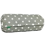 acortile(アコルティーレ) 抱っこひも収納カバー L 日本製 【Mグレースター×グレー】 90日保証 リバーシブル 裏生地グレー シッカリ生地 ★エルゴアダプト・ベビービョルン収納可能なLサイ