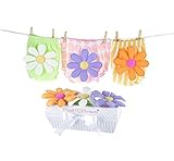 ベビーアスペン　BabyAspen Bunch O'Bloomers フラワーブルマー3枚セット　ギフトボックス入り [並行輸入品]