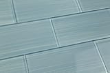Havenライトブルー、手描きガラスタイル。Perfect for Kitchens and Bathrooms。 Sample HPT-HB5-Sample