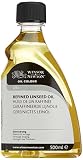 W&N Refined Linseed Oil 500Ml by Winsor & Newton