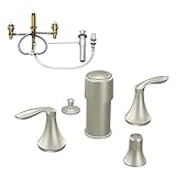 Moen kbev-d-t5220bn Eva 2ハンドルBidet蛇口、つや消しニッケル