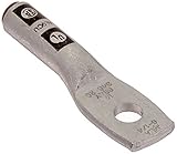 Morris 93010 Long Barrel Compression Lug aluminum Connector Type 1 Hole 6 AWG Wire [並行輸入品]