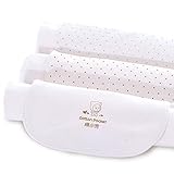 赤ちゃん 汗取りパッド コットン お花柄 3枚組 ベビー インナー 背中 汗拭き 寝汗対策