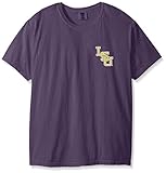 NCAA LSU Tigers状態野球レース半袖Tシャツ、Large、グレープ