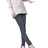 Plus Nao(プラスナオ) 裏起毛レギンス、タイツ、トレンカ 選べる３タイプ レギンス グレー