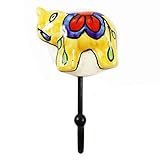 子供部屋フックセラミックメタルハンガーフック壁装飾象インド1 One Piece