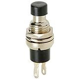 Momentary N.C. Classic Small Push Button Switch Black [並行輸入品]