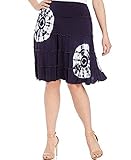 INC International Conceptsプラスサイズtie-dyed階層型スカート3 x