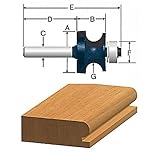 Bosch 85666MC 1-Inch Diameter 43/64-Inch Cut Edge Beading Router Bit 1/4-Inch Shank [並行輸入品]