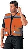 Rothco Rescue安全ベスト、オレンジ