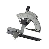 Flameer 0-320度　ユニバーサル ベベル プロトラクター　精密ルーラー　分度器　バーニア　角度ゲージ ファインダー