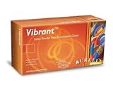 Aurelia Vibrant Latex Glove Powder Free 9.4 Length 5 mils Thick X-Large (Pack of 1000) [並行輸入品]