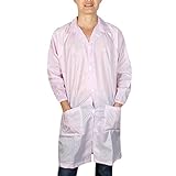 uxcell コート　ラペルカラー　2ポケット　Xサイズ ピンク　長袖　ボタンアップ　ラブコート　ユニセックス