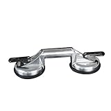 ixaer サクションリフター ダブルサクションリフター アルミ合金 ガラス タイル 装着用リフター 真空 吸引器