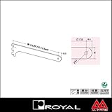 e-kanamono ロイヤル ステンレスハンガーブラケット(内々用) SUS-A-78 250 ステンレスヘアライン