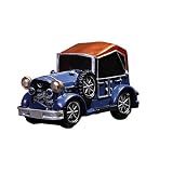 cfzhang貯金箱コインお金ボックスBankレトロヴィンテージ車モデルの装飾子供クリスマスギフトおもちゃ ブルー