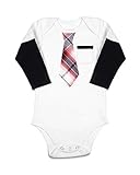赤ネクタイOnesie カラー: ホワイト