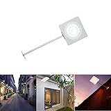 ソーラー25 LEDマイクロ波レーダーモーションセンサーライト防水IP65屋外街路セキュリティランプ