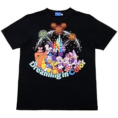 Amazon Co Jp ミッキー フレンズ Tシャツ 3l 東京ディズニーリゾート限定 ブラック 黒 ドリーミングインカラー ディズニー グッズ お土産 ファッション