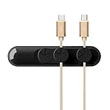 Magnetic Cable Clips, Desktop Cord Management, Multipurpose Cord Organizer with 3-Pack Cable Buckles